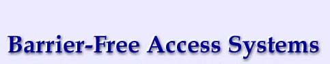Logo of Barrier Free Access Systems - Automatic Door Openers based in Long Island NY.